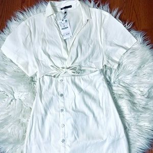 Zara White Dress